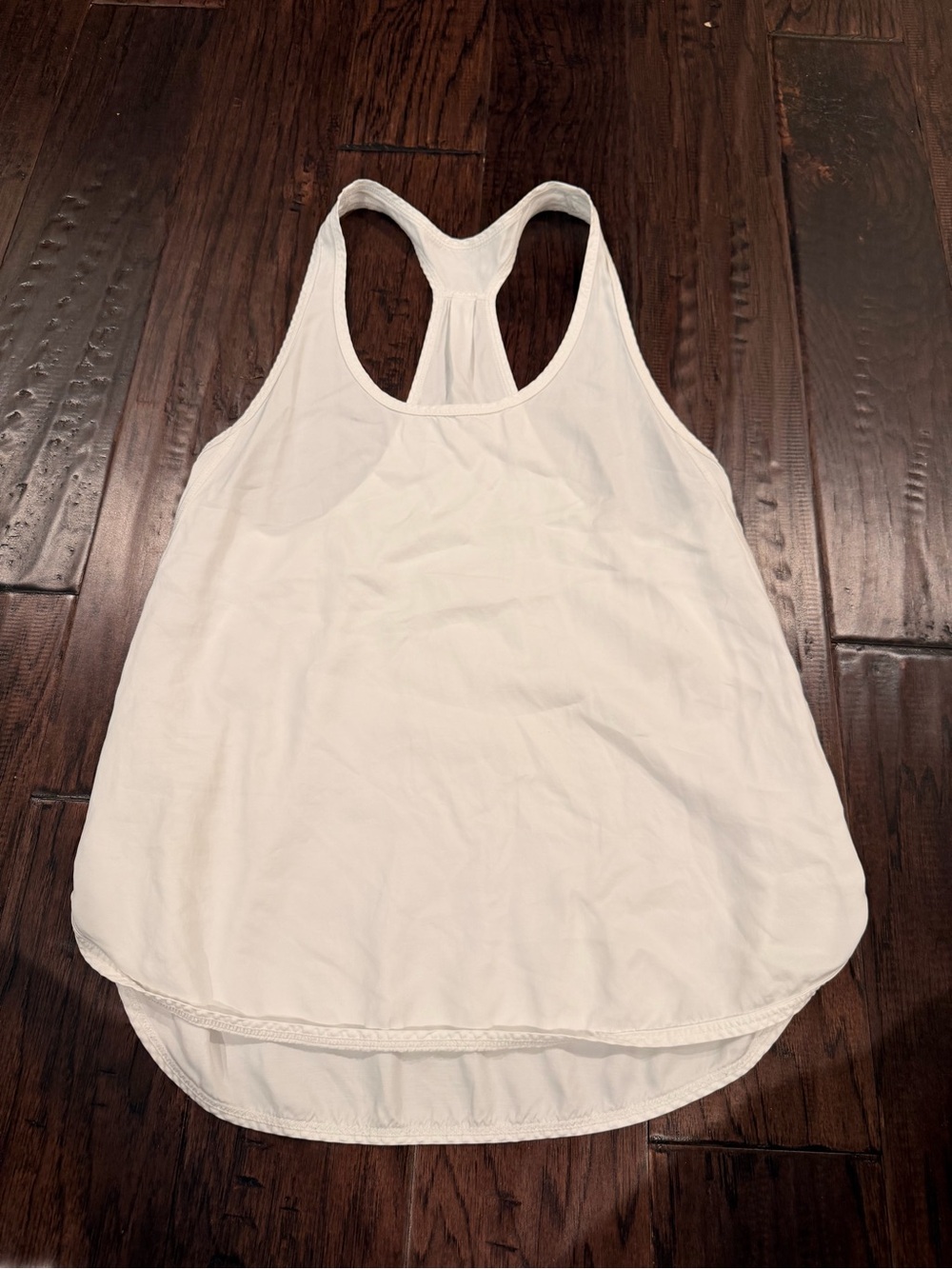 Women’s White Racerback Tank Top
